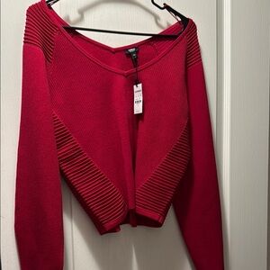 Women's Red Sweater